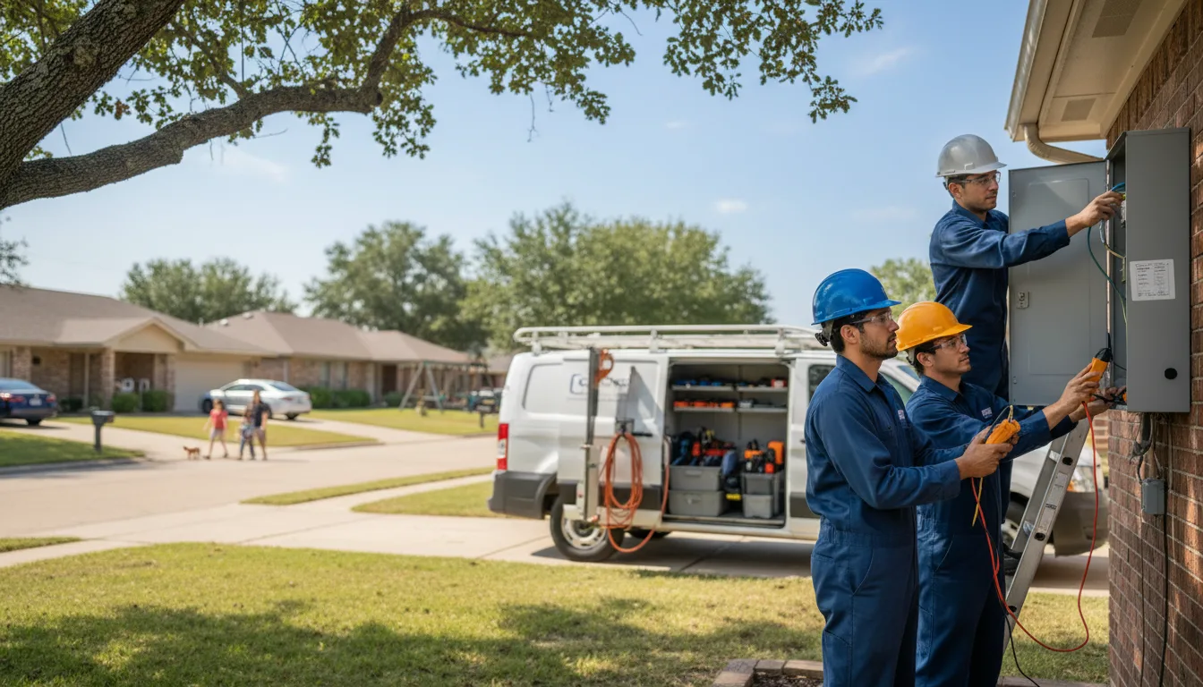 Certified electrician providing emergency electrical services in Baldwin, IL